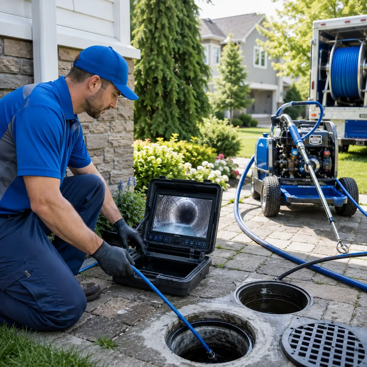 Outdoor drain cleaning professionals serving Lincoln, WA